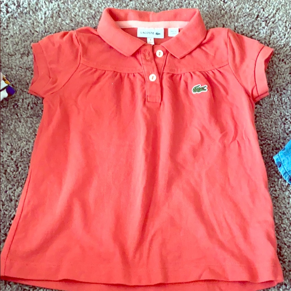 Toddler Lacoste polo shirt